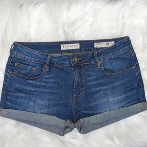 Bullhead Denim Med Wash Denim Low Rise Short SZ11